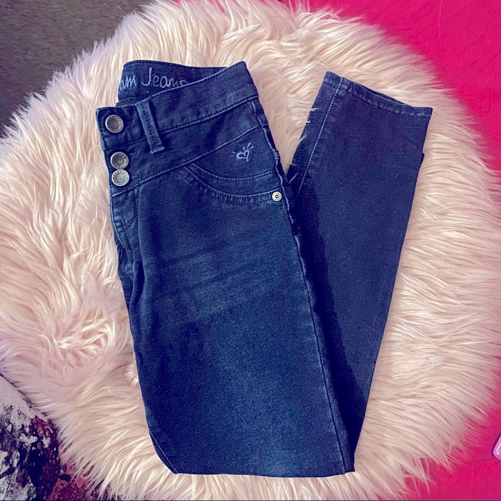 Justice Girls Jeggings/Stretch Jeans Size 8 1/2 P EUC
